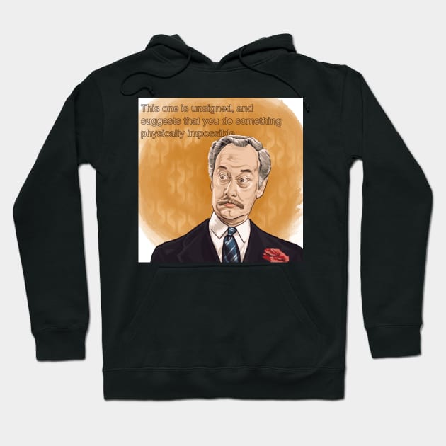 Captain Peacock - AYBS? - Are you being served sir? Hoodie by xandra-homes